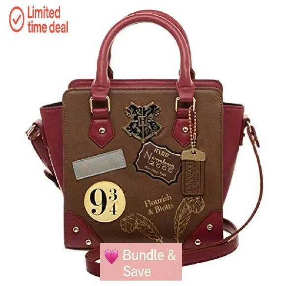 Mini Satchel Handbag with 3D Accents and Shoulder Strap